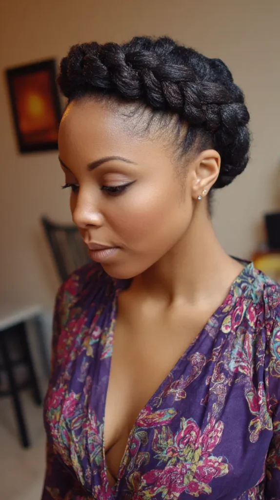 Cornrow Crown (Halo Braid)