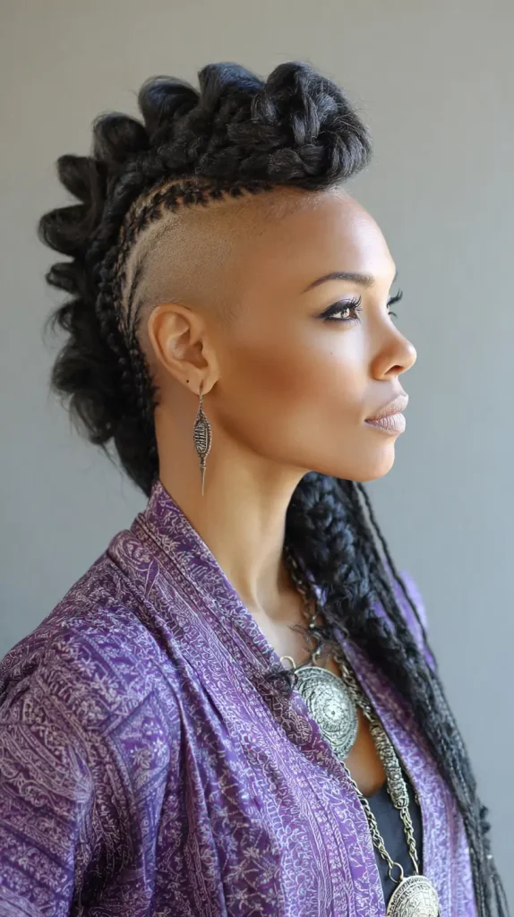 Cornrow Mohawk