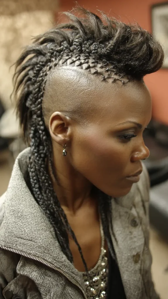 Cornrow Mohawk