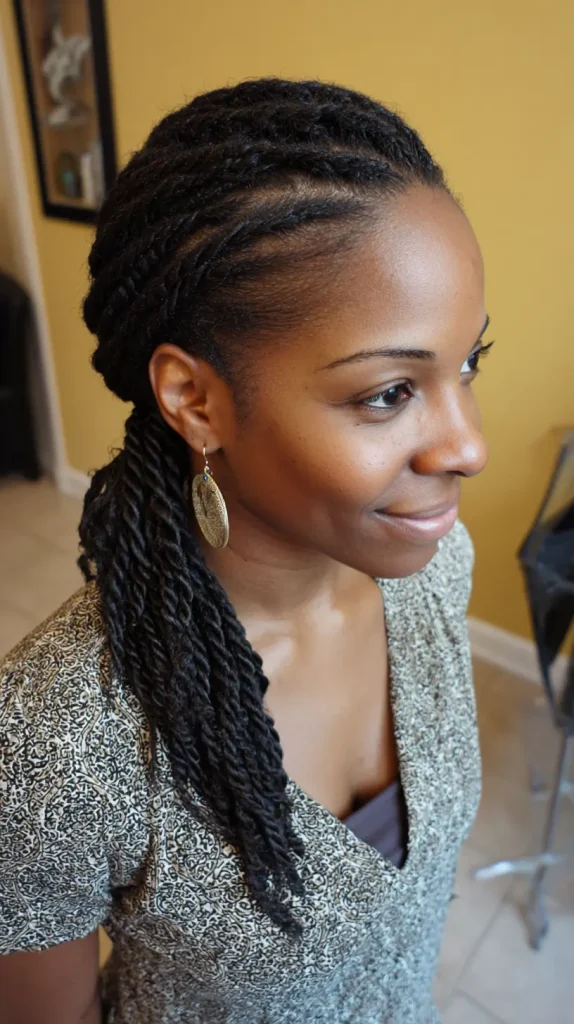 Cornrows with Twists