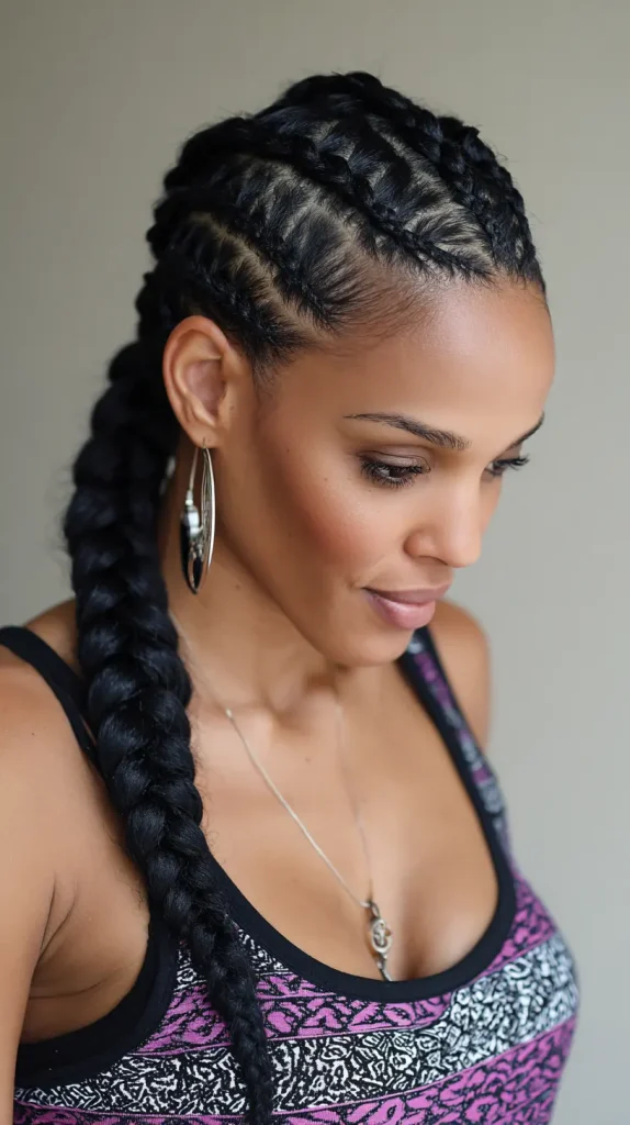 Criss-Cross Cornrows