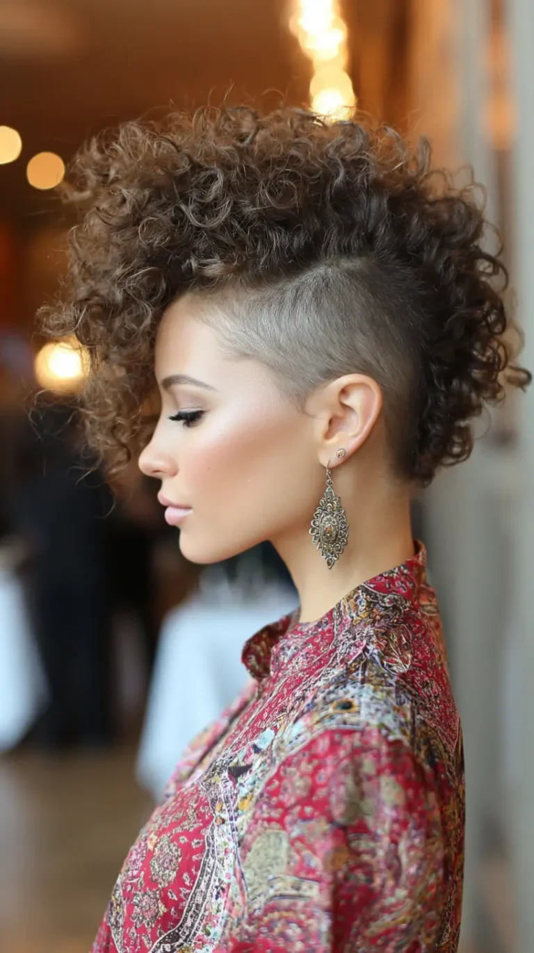 18 Curly Mohawk Styles for Every Personality