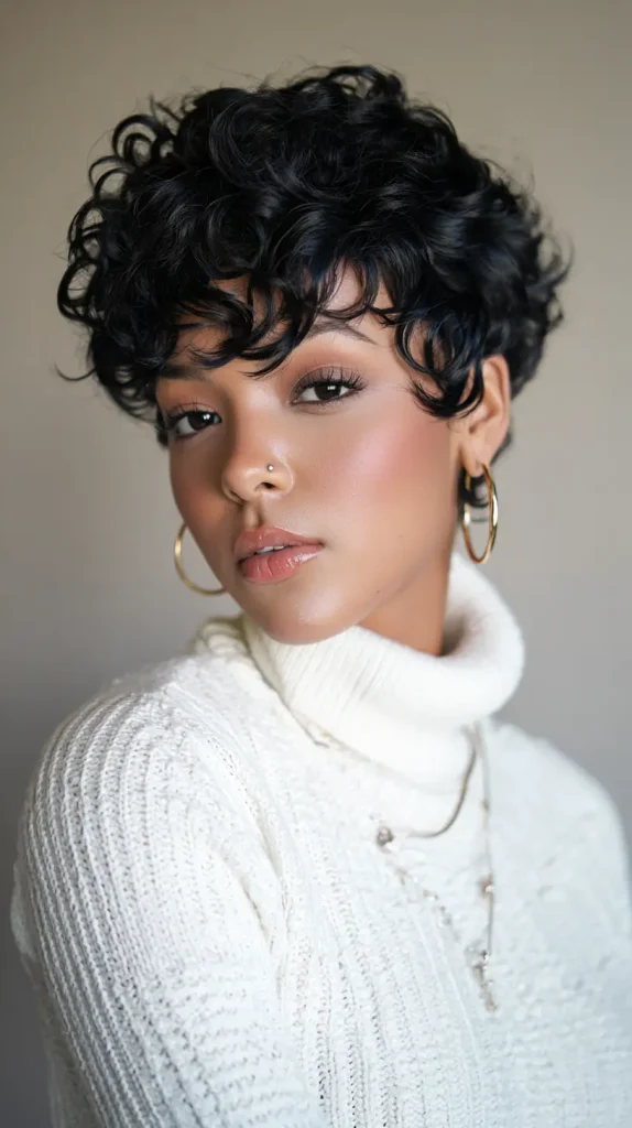 Curly Pixie Cut Wig