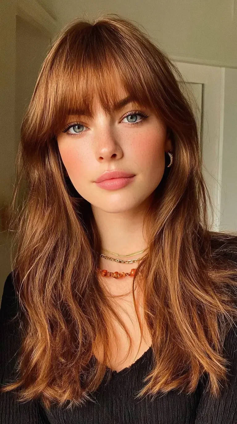 17 Side-Swept Bangs with Layers That Add Instant Style and Softness