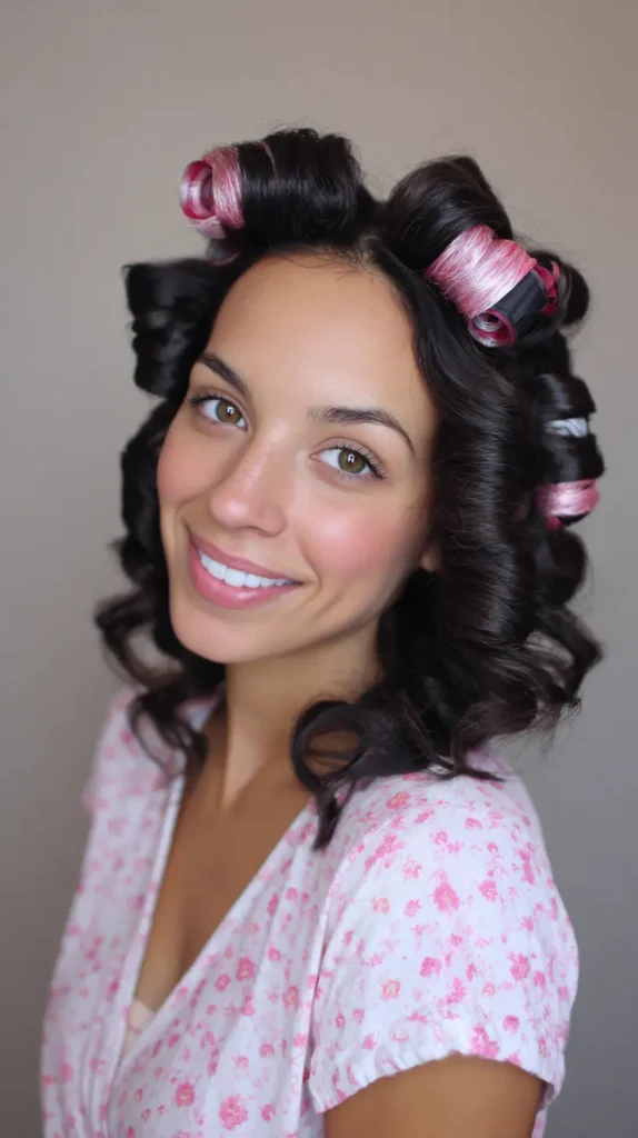 Double Roll Heatless Sock Curls