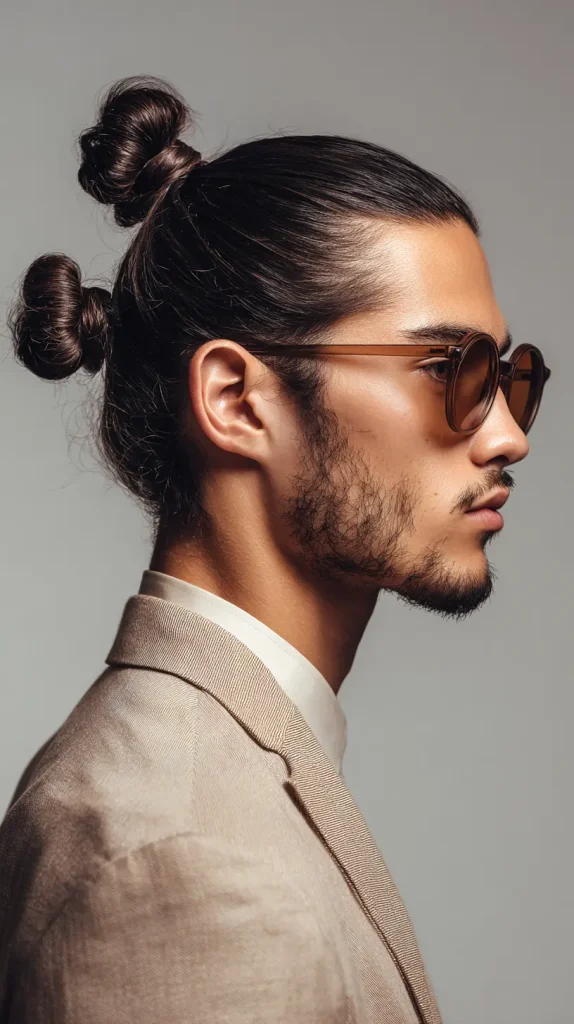 Double Slick Back Buns