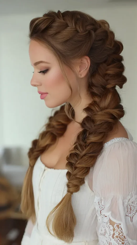 Dutch Braids with Extensions