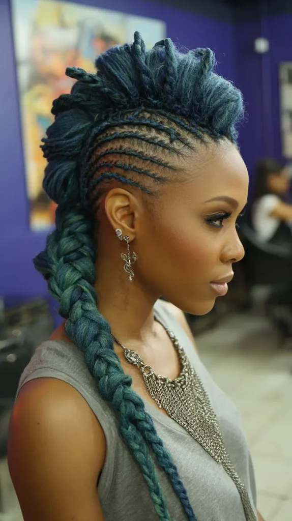  Feed-In Braid Mohawk