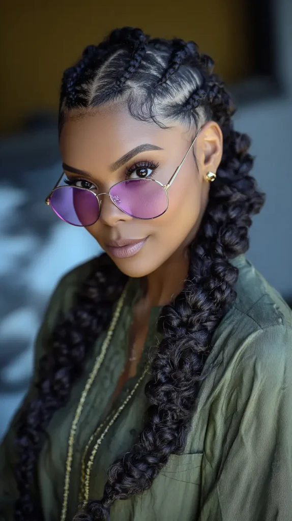 Feed-in Braids with Curly Ends