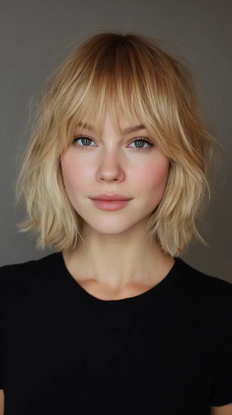 13 Choppy Bob with Bangs Styles That Blend Edge and Elegance