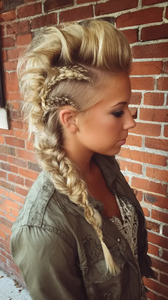  Fishtail Braid Mohawk