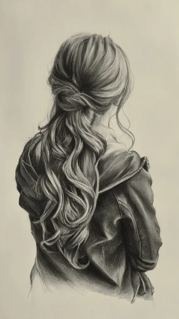 Girl Hair Drawing