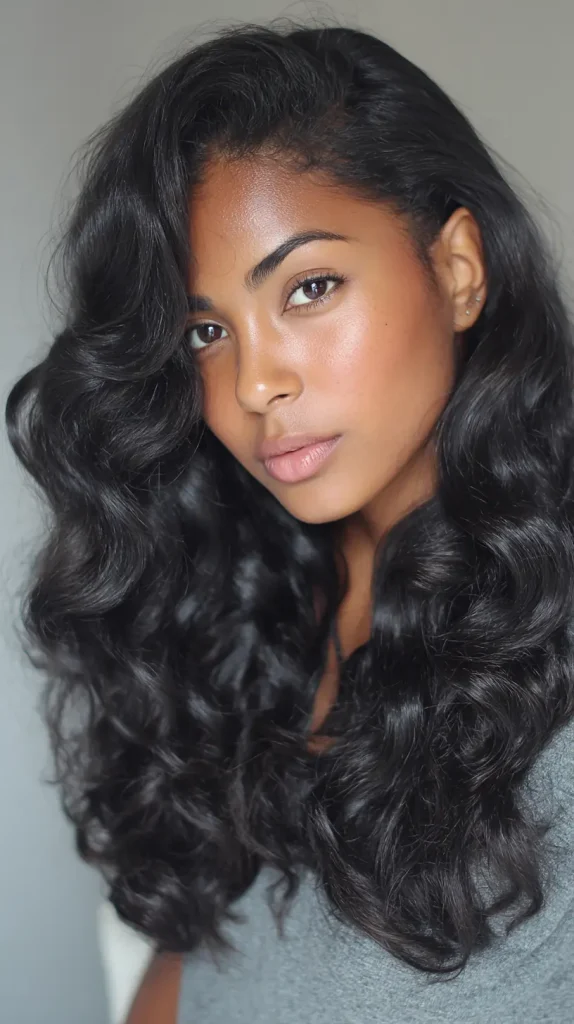 Glam Waves on Natural or Textured Hair