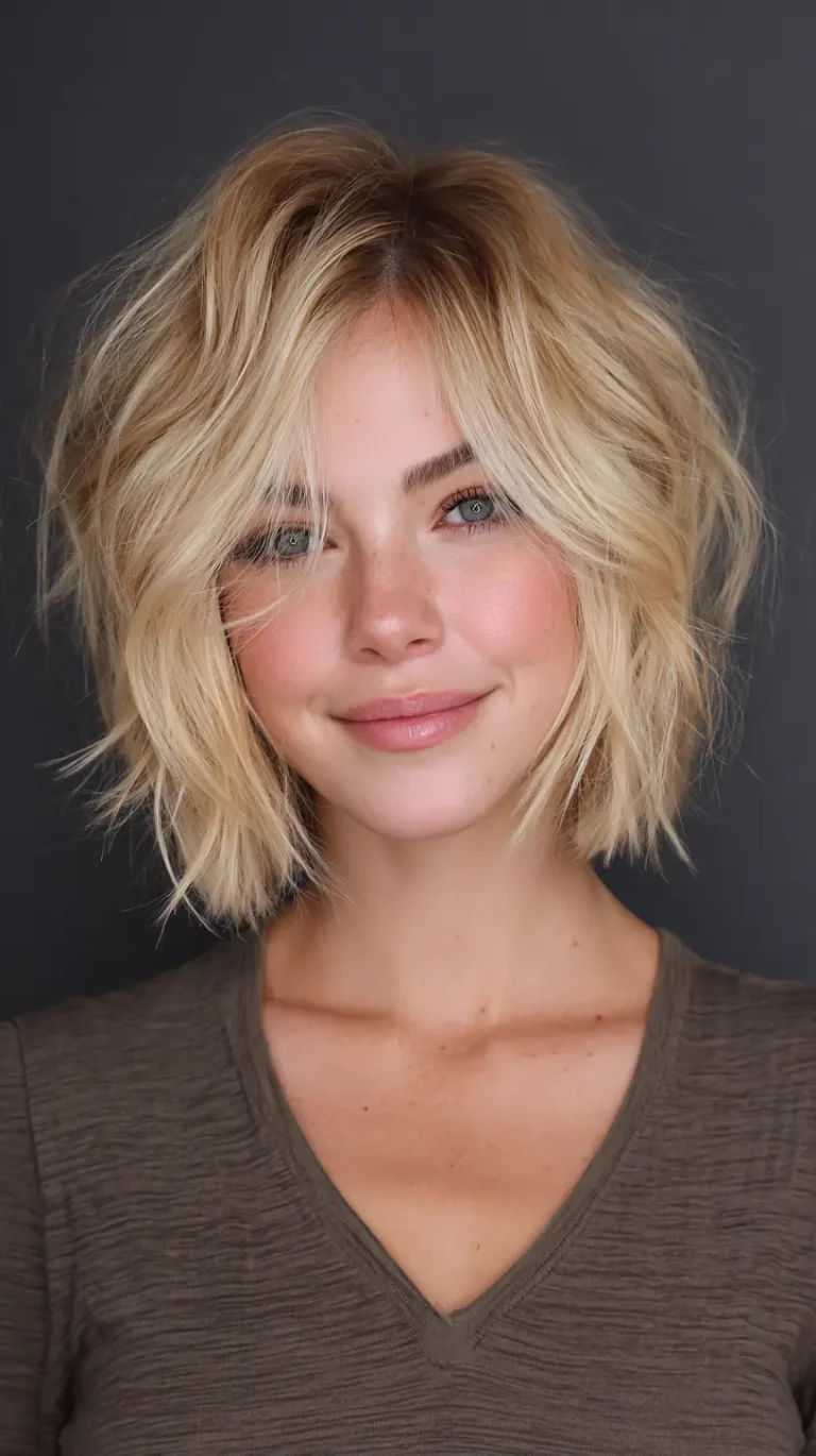 11 Blonde Choppy Bob Hairstyles That Radiate Texture and Confidence