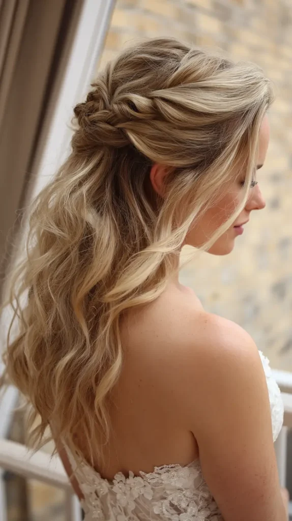 Half-Up Glam Waves with a Twist