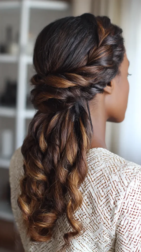 Half-Up Half-Down Twist