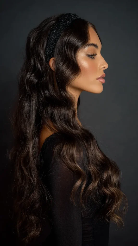 Headband Tuck – heatless waves