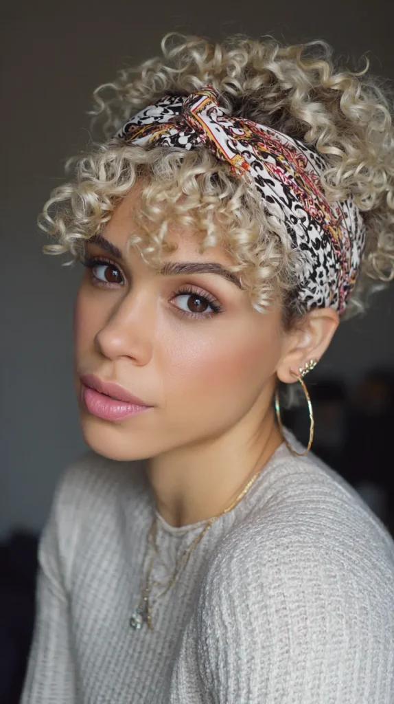 Headband Wrap Curls