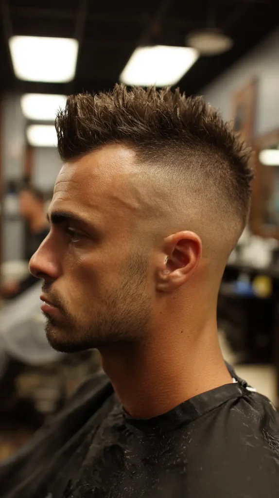 High Mohawk Fade