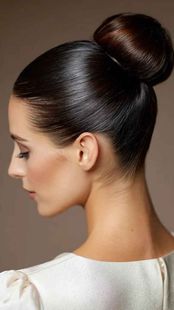 High Slick Back Bun