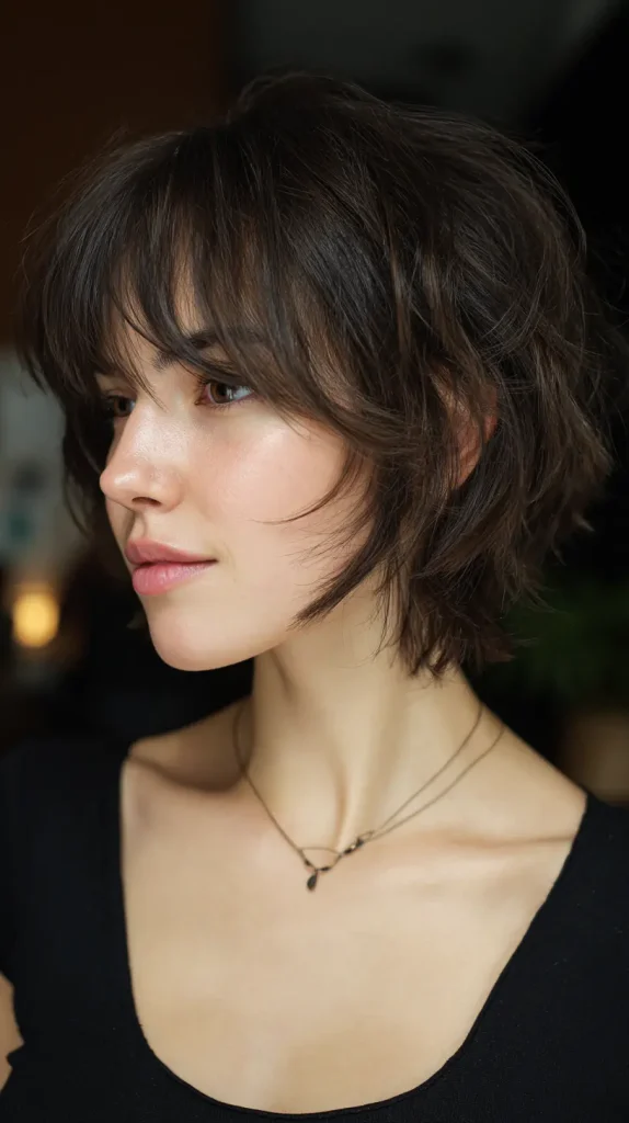 Layered Bob with Bangs