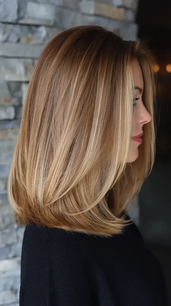 Layered Lob (Long Bob)