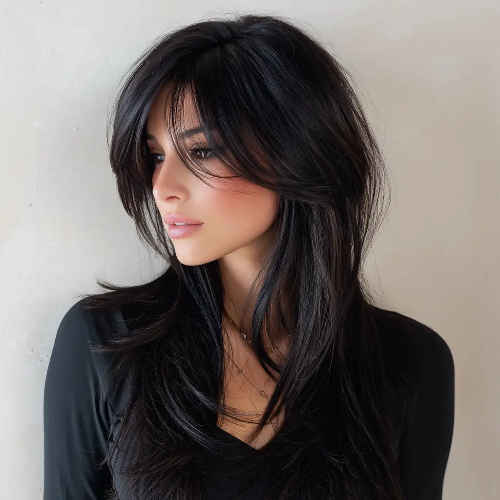 Layered Side Bangs