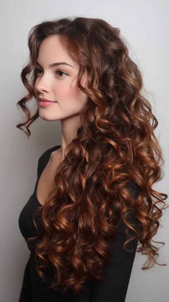 Layered Sock Curl Style