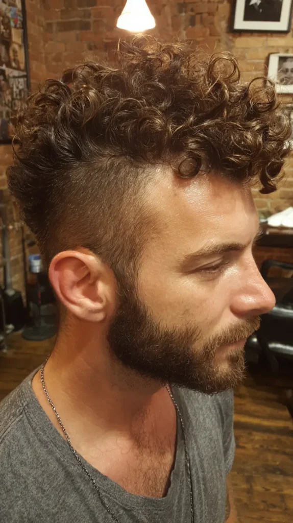  Loose Curly Mohawk