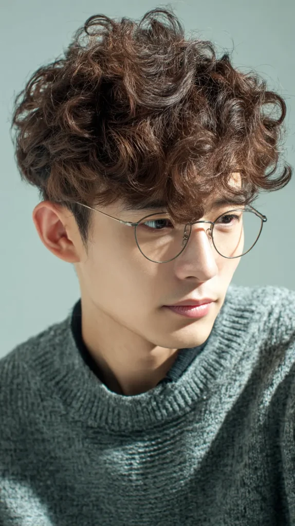 Loose Spiral Perm Korean Men