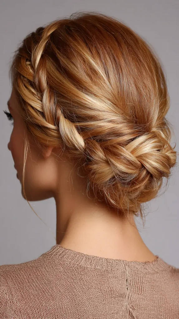 Low Braided Bun