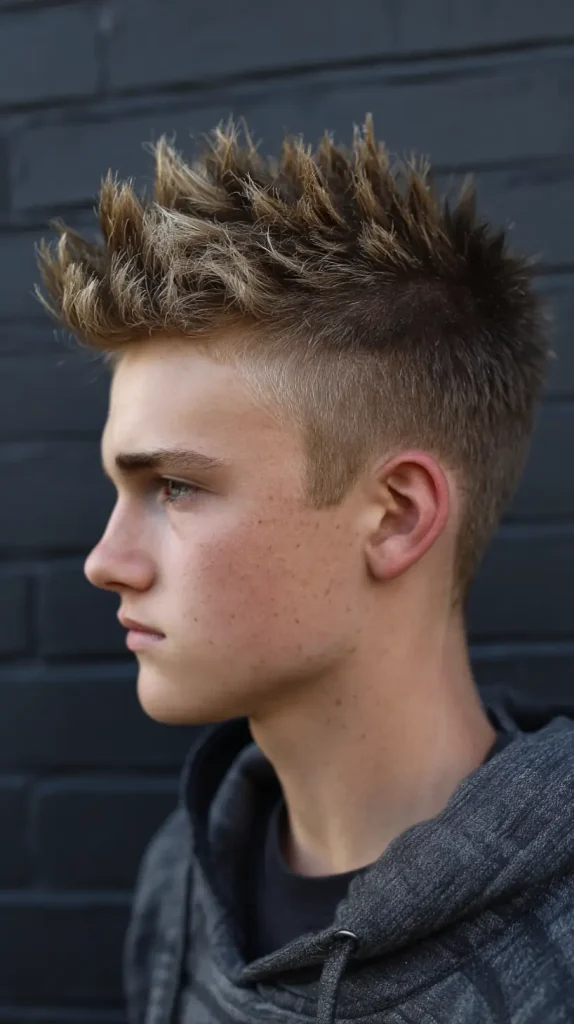 Low Fade Faux Hawk