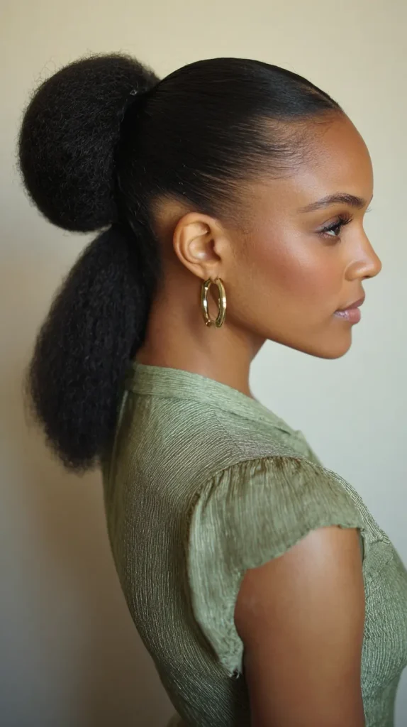 Low Puff Ponytail