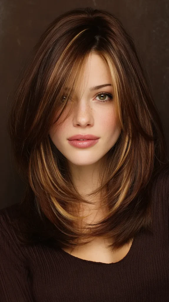 Medium Hair with Highlights