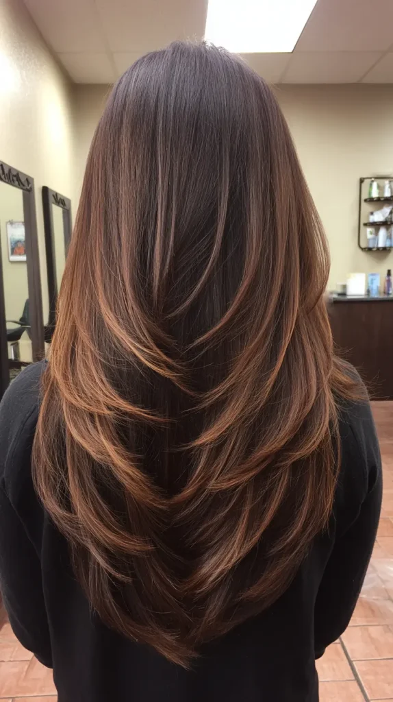 Medium V Cut with Choppy Layers