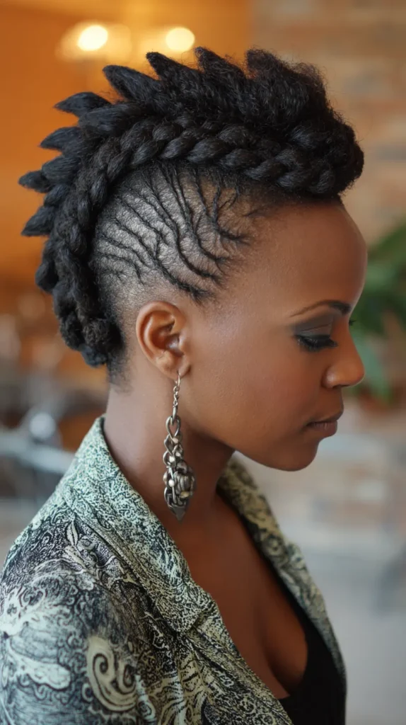 Mohawk Cornrows