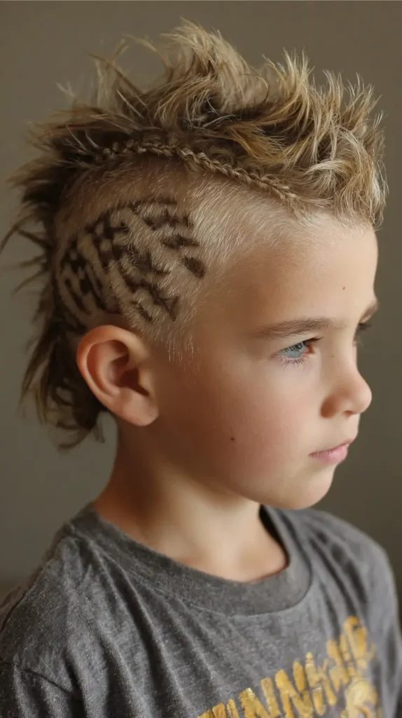 Mohawk with Hair Designs