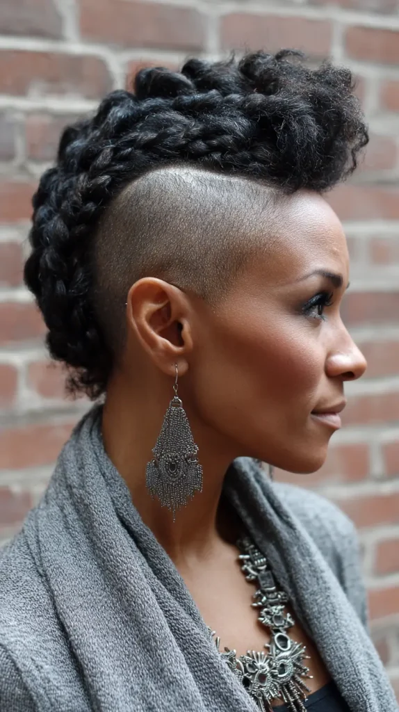 Mohawk with Tapered Sides