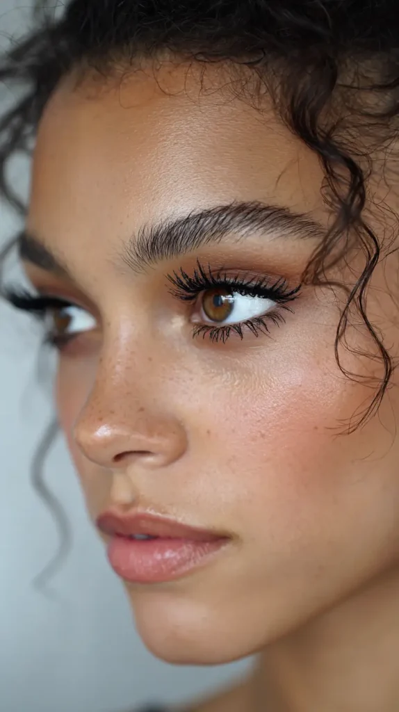 No-Eyeliner, All-Lashes Look