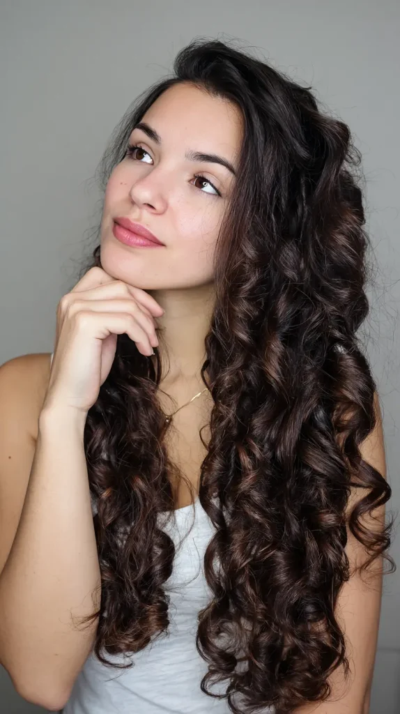 Oil-Infused Heatless Sock Curls