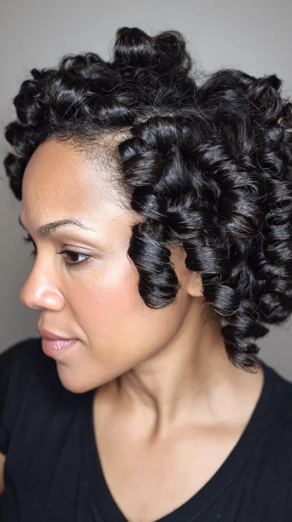 Oil-Infused Sock Curls