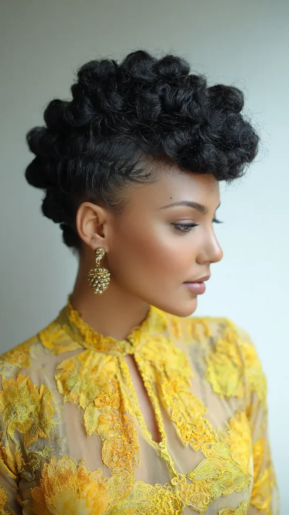 Pineapple Updo (for Curls)