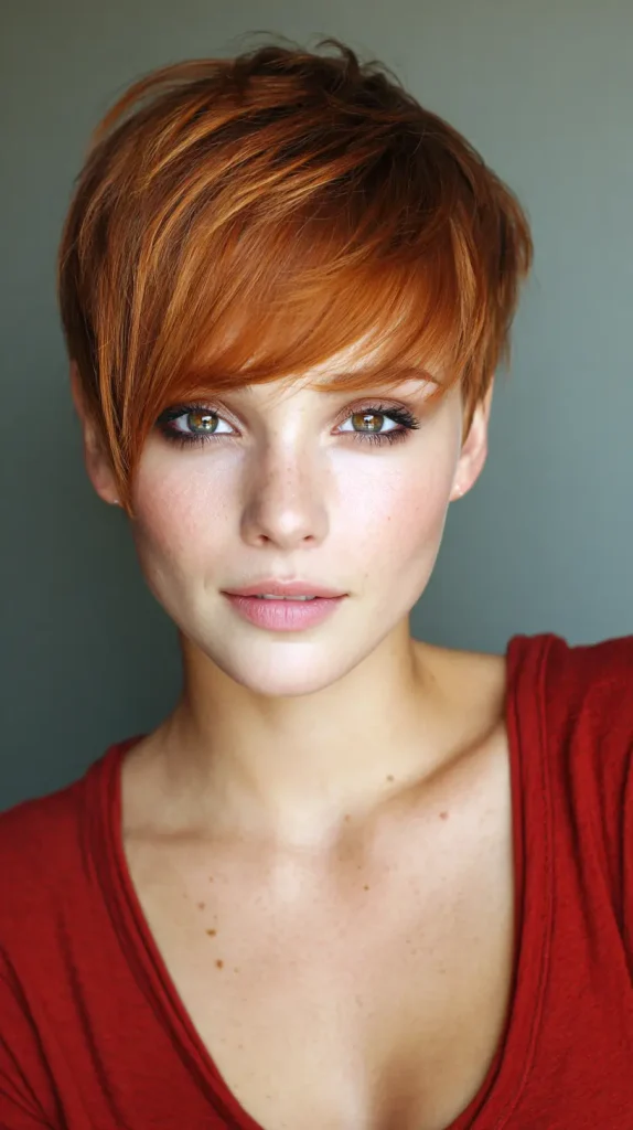 Pixie Cut with Side Bangs