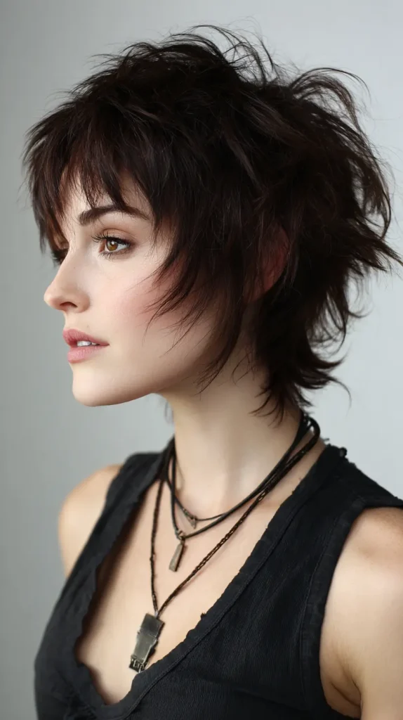 Razor Cut Choppy Messy Hair