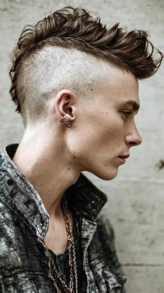  Shaved Sides Mohawk