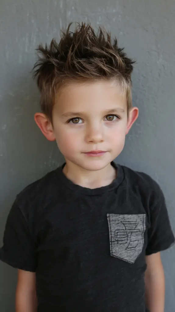 Short Faux Hawk for Boys