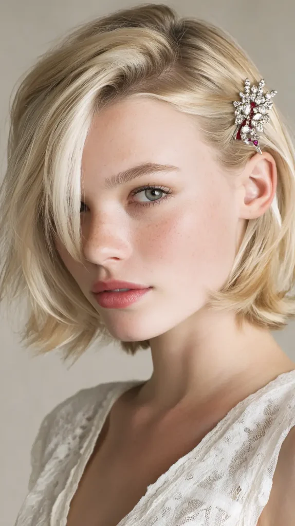 Short Hair Flip with Clip