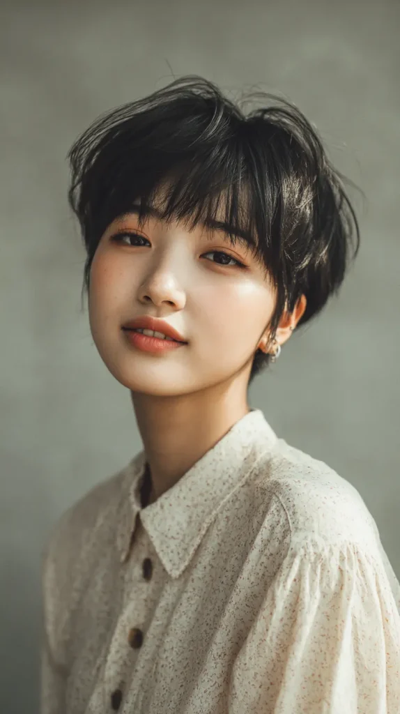  Short Hair with Baby Bangs