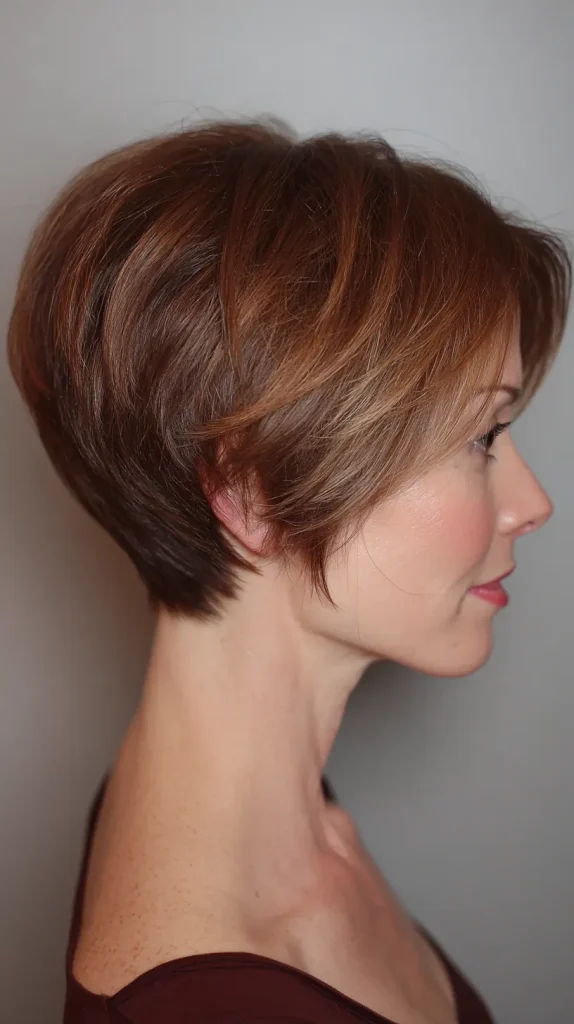 Short Layers for Fine Hair