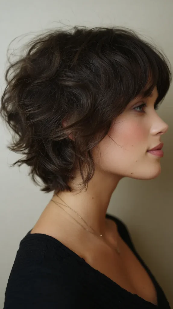 Short Layers on Wavy Hair